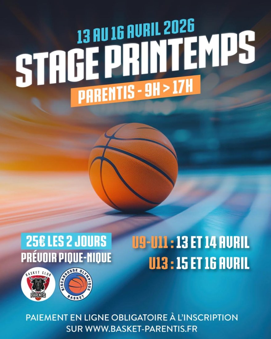 Stage Printemps 2026